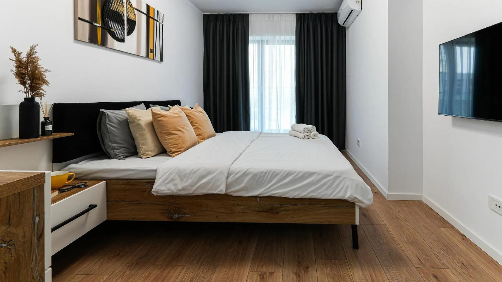 Appartement Sandra - Park-View Apt With Balcony & Parking Boekarest